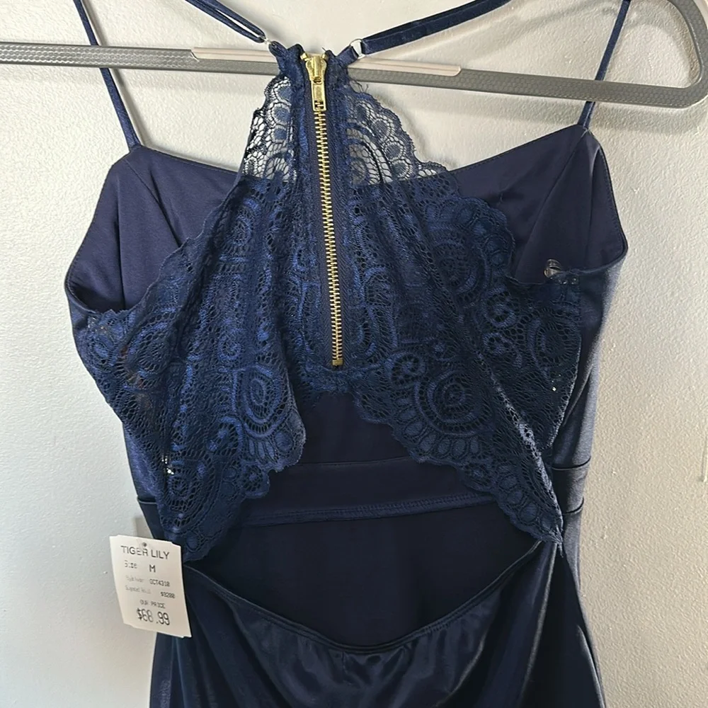Navy emerald Sundae dress size meeting - Picture 3 of 3